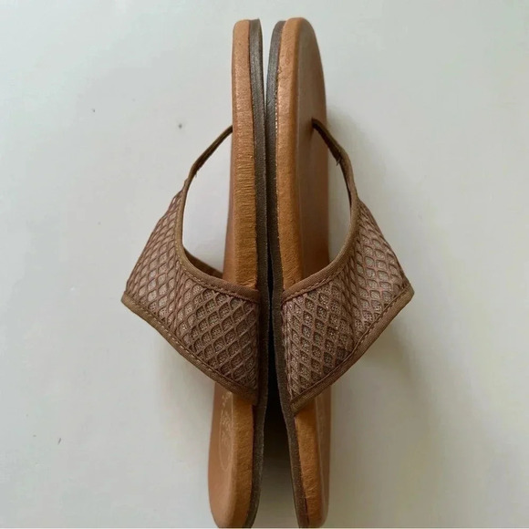 Andre Assous Paige Sandal Taupe Mesh Size 40 - Picture 5 of 6